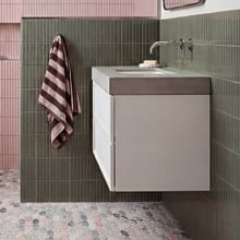 Reid Gloss Green Kit Kat Ceramic Mosaic Tile